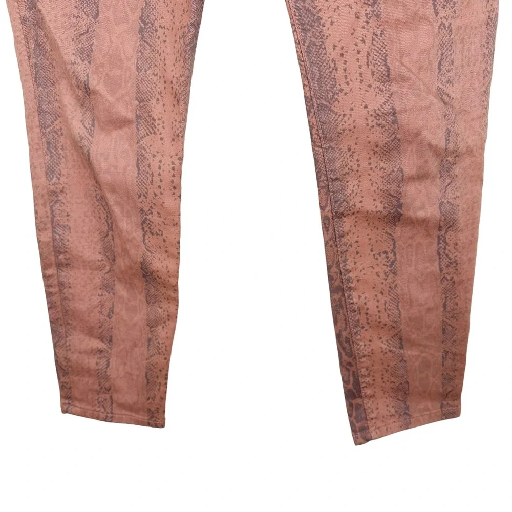Joe’s Jeans High Water Orange Snake Skinny Ankle Denim Pants - Picture 9 of 9